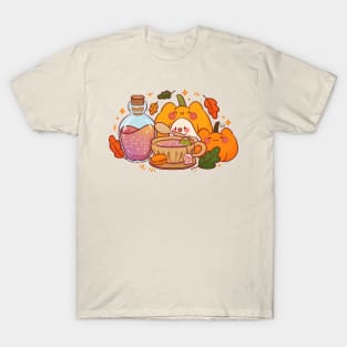 Cute Ghost Spooky Tea T-Shirt